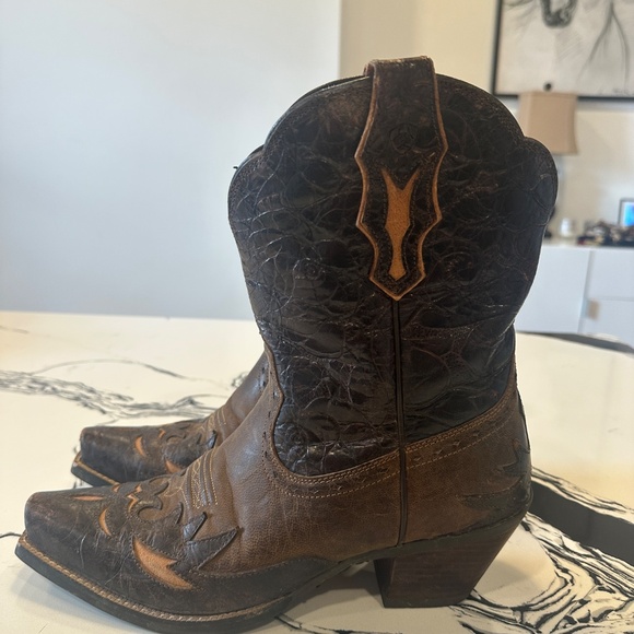 Brown Ariat Cowboy Boots - Picture 5 of 5